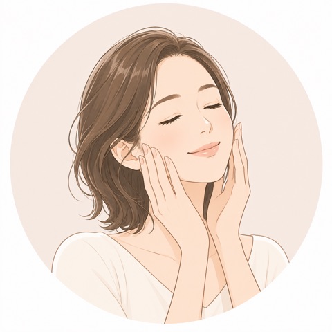 40代女性のお客様のイメージイラスト